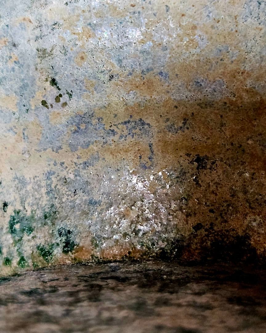 【本物保証❗️】中国古美術　中国古陶磁器　古玩　古代陶磁器　漢時代　漢緑釉銀化壺