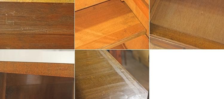 レトロ ガラスキャビネット 本箱 収納 食器棚 ダイヤガラス 引き出し 2杯