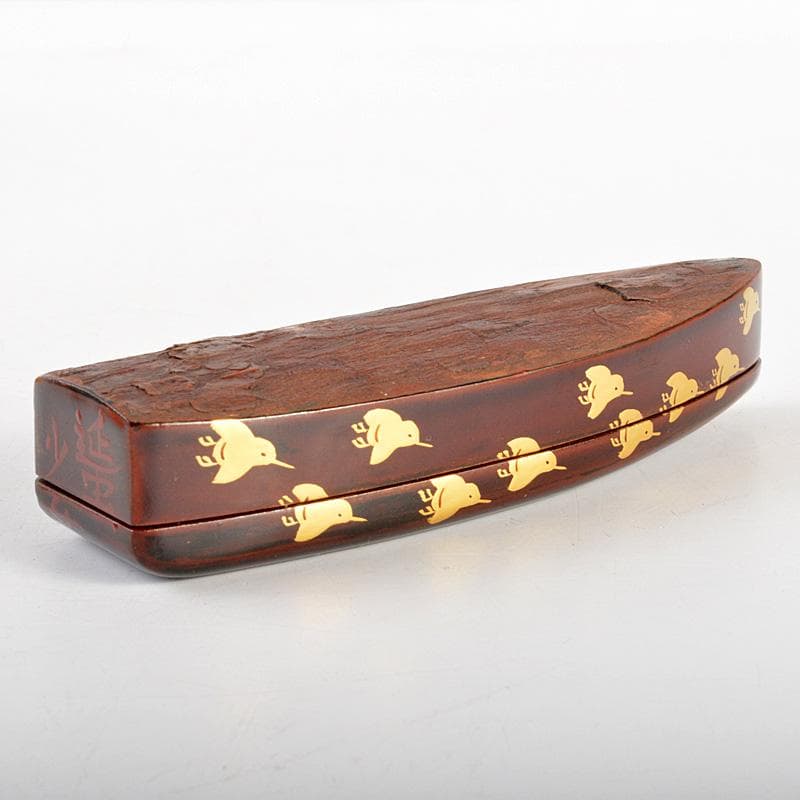 茶道具　中村宗悦作　又妙斎好　舟香合　蜑少女　共箱　V　6183