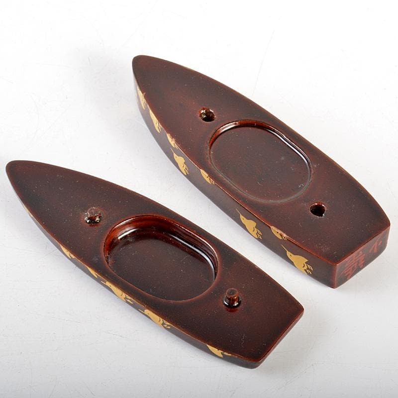 茶道具　中村宗悦作　又妙斎好　舟香合　蜑少女　共箱　V　6183