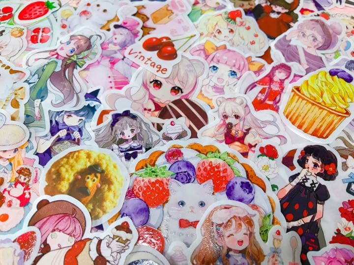 可愛いい❤️❤️人物マステフレークシール( ⸝⸝•ᴗ•⸝⸝ )156