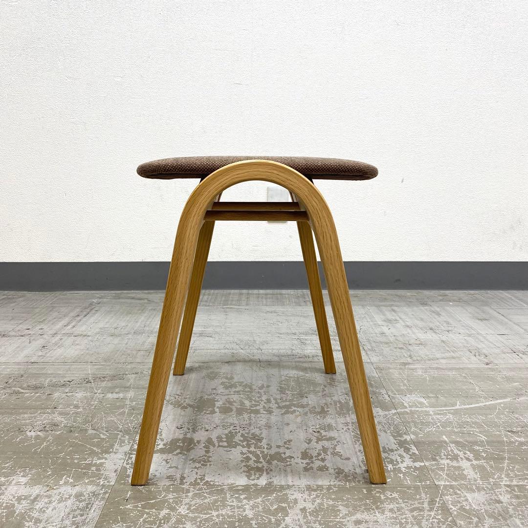 秋田木工 No.202 スツール ナラ材 スタッキングチェア 椅子 2