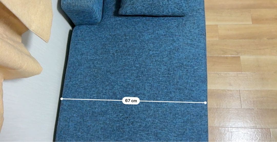 近い地域推奨　引き取り限定　ロウヤ　L字型ソファセット　ネイビー