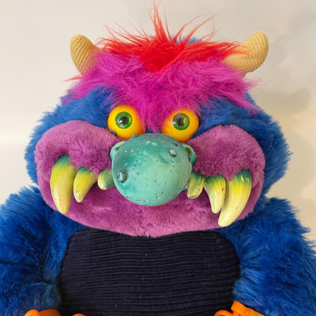 1986年 マイペットモンスター 手錠付き ヴィンテージ ぬいぐるみ