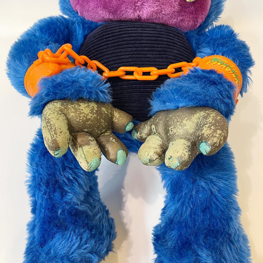 1986年 マイペットモンスター 手錠付き ヴィンテージ ぬいぐるみ