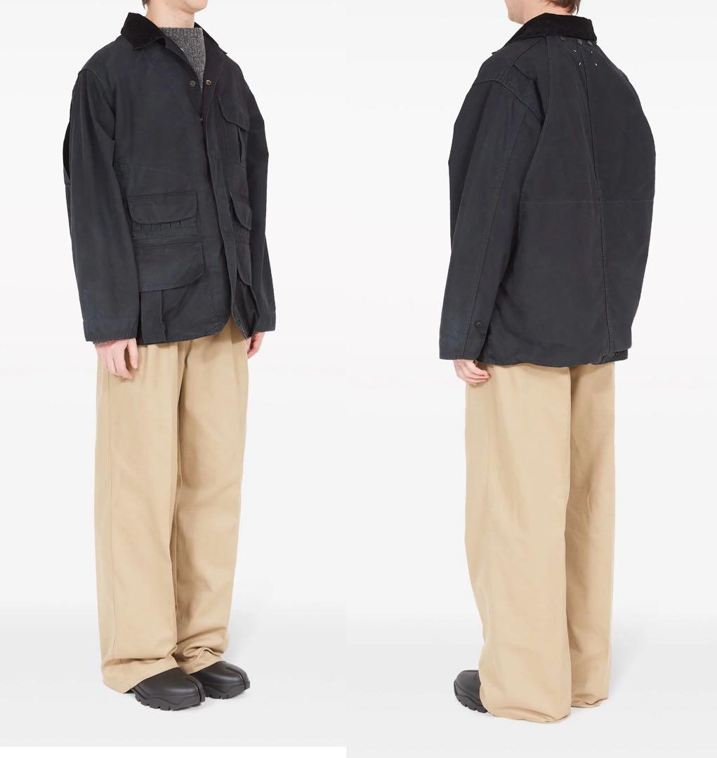 週末値下！新品 タグ付き メゾンマルジェラ ワックスコットンジャケット