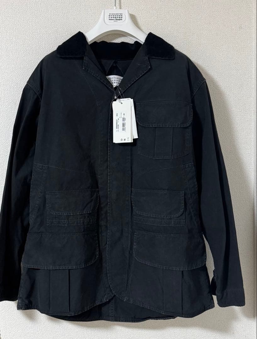 週末値下！新品 タグ付き メゾンマルジェラ ワックスコットンジャケット