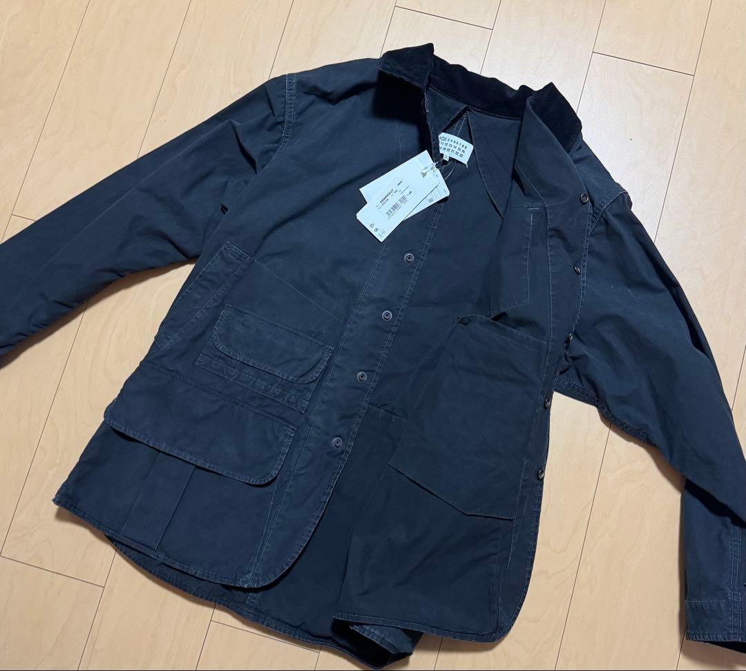 週末値下！新品 タグ付き メゾンマルジェラ ワックスコットンジャケット