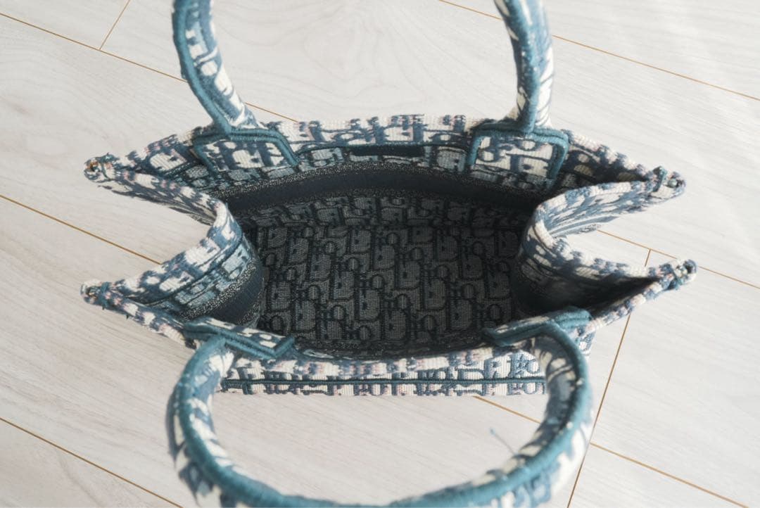 Christian Dior バッグ ネイビー/ベージュ