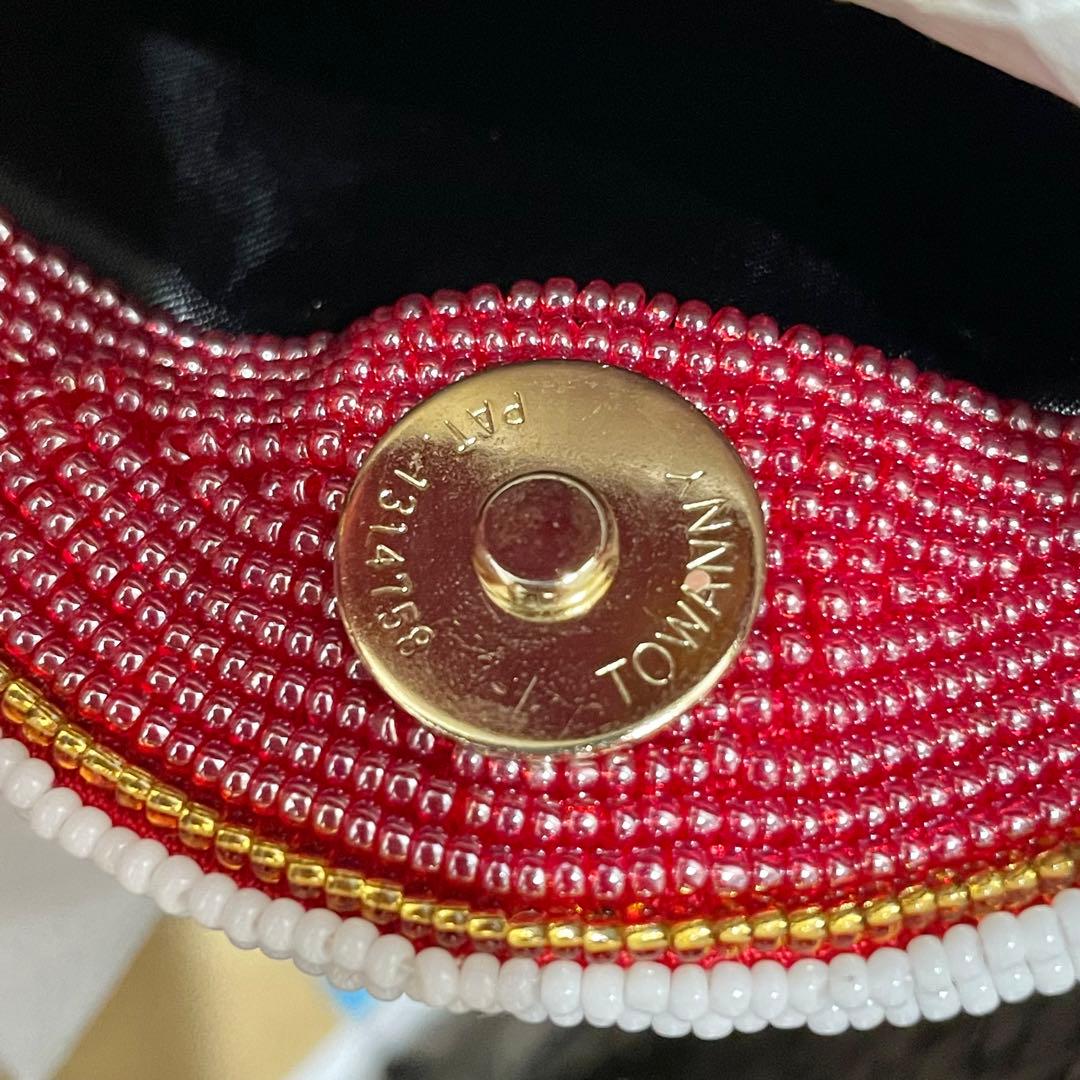 美品 Lumy はしもと ビーズバッグ 皇室御用達 希少