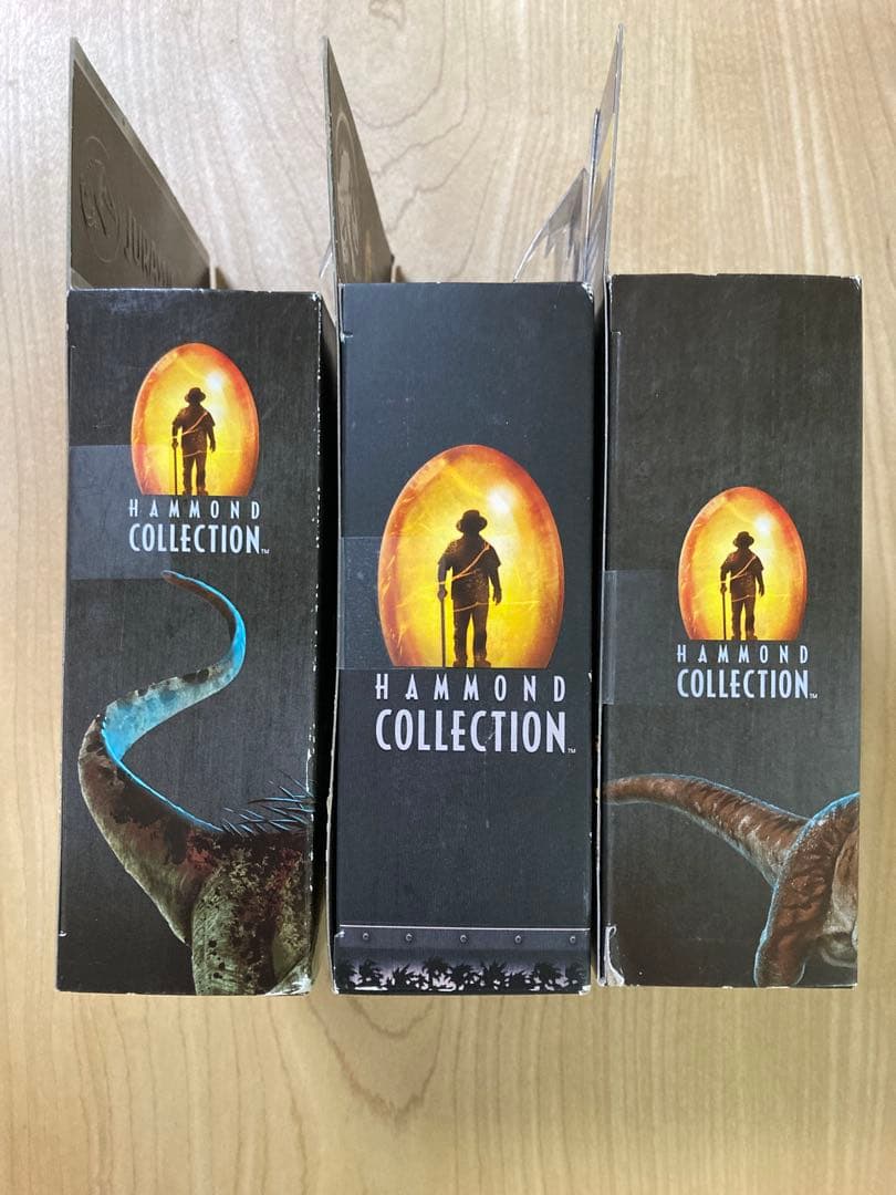 【新品未開封】ジュラシックワールド ハモンドコレクション 恐竜　3体セット