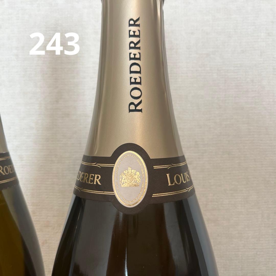 LOUIS ROEDERER シャンパン コレクション242・243 2本セット