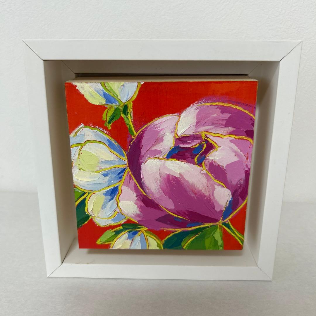 絵 花 フラワー アート 海外作家 2点