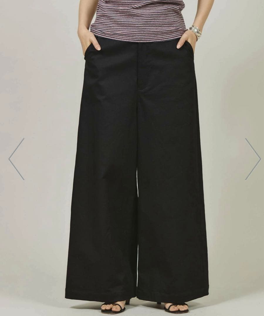 Curensology（カレンソロジー） <&RC>ワイドルーズチノパンツ