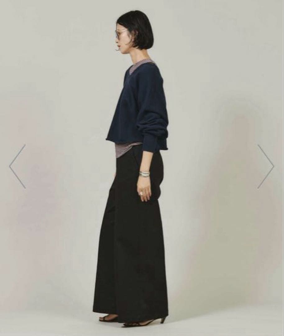 Curensology（カレンソロジー） <&RC>ワイドルーズチノパンツ