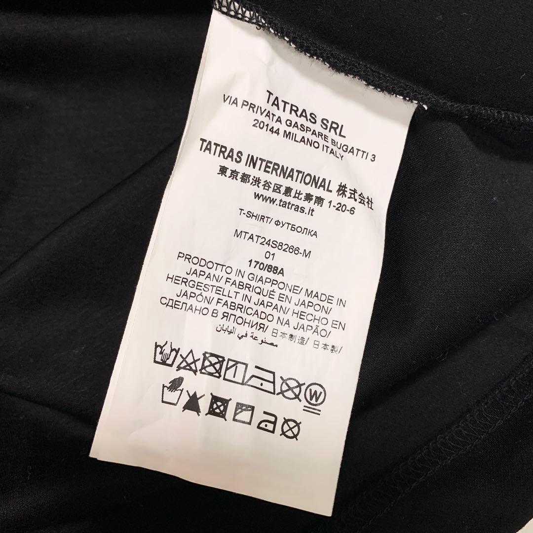 TATRAS 24SS AION アイオン Tシャツ 半袖 ブラック ロゴ