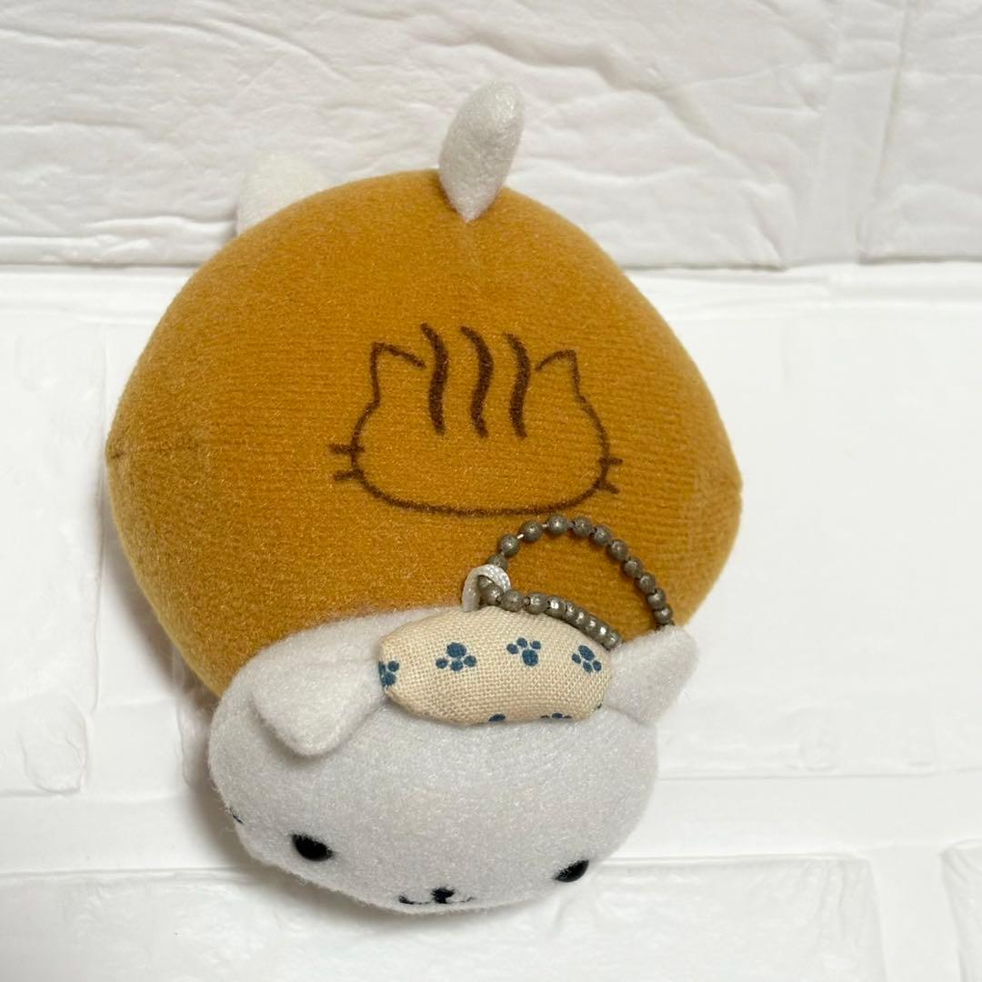 希少　当時物　サンエックス　にゃんにゃんにゃんこ　にゃんこ温泉　お茶　ぬいぐるみ