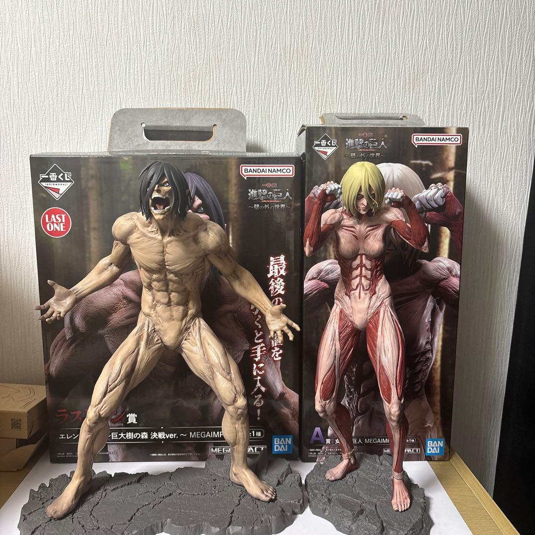 リ*ウ様 進撃の巨人 一番くじ 壁の外の世界 A賞 ラストワン賞 フィギュア 2