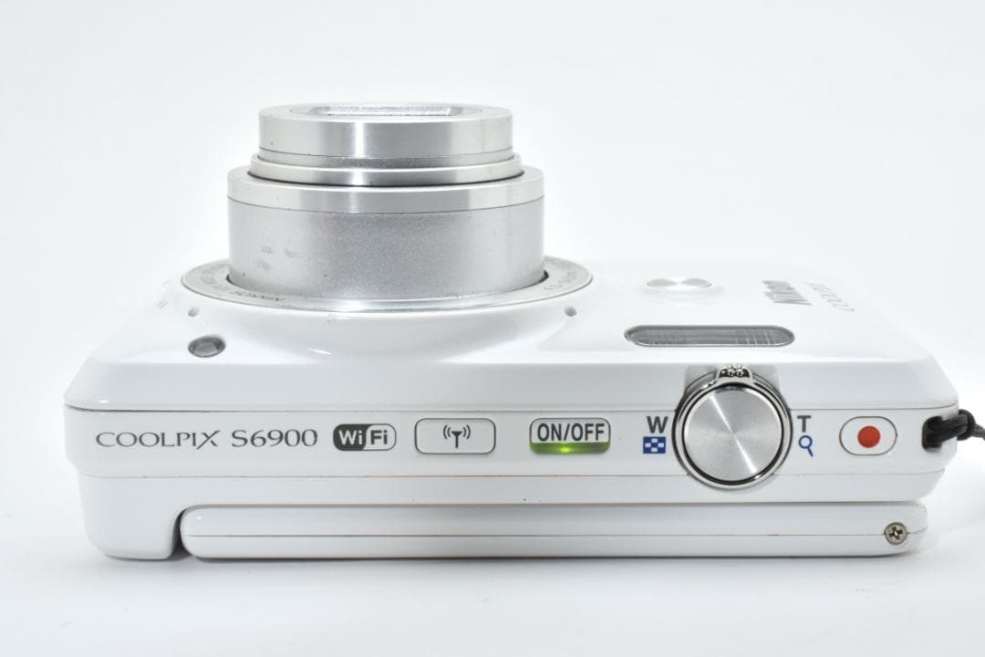 美品 Nikon COOLPIX S6900 ホワイト デジタルカメラ