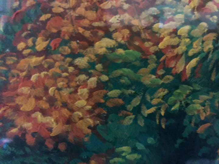 丁寧に描かれています。額縁も重厚感があって雰囲気があります。