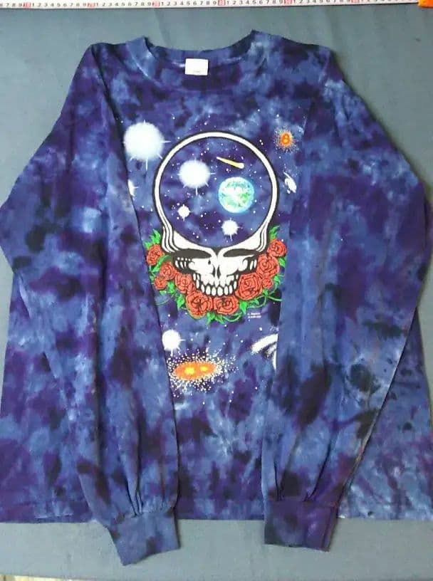 グレートフルデッド、TIEDYEロングスリーブプリントてT-shirt