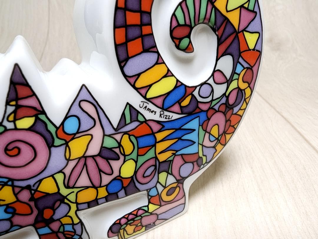 ❤️ポップアートの先駆者James Rizziの ワニ型一輪刺し　A1519