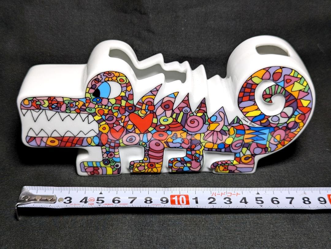 ❤️ポップアートの先駆者James Rizziの ワニ型一輪刺し　A1519