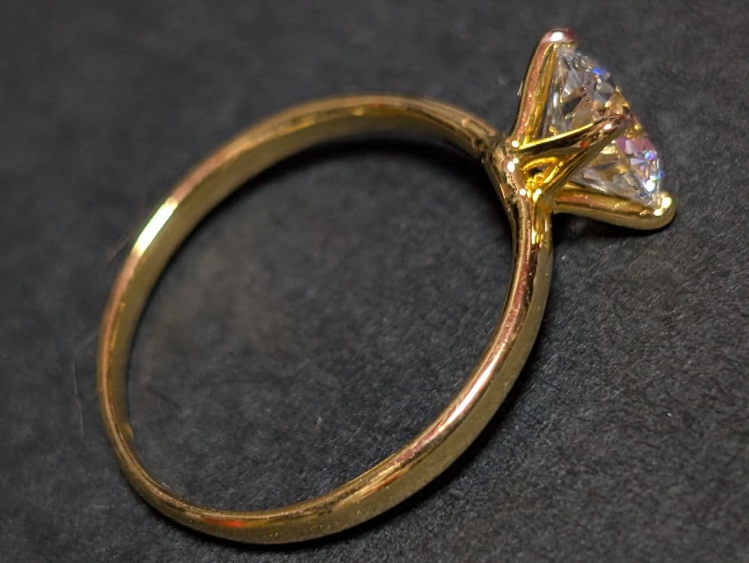 IGI 1ctダイヤモンドリングVS1 D ラボダイヤ 14k 　C