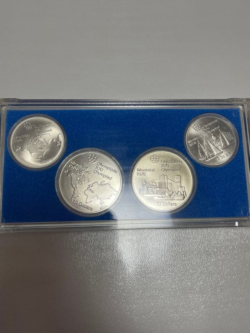 〜お値下げ中〜オリンピックモントリオール大会 銀貨4枚セット