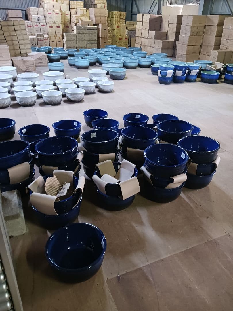 新品　特大径52x49　陶器　睡蓮鉢　メダカ鉢　　白　ホワイト　ルーバー　LWH