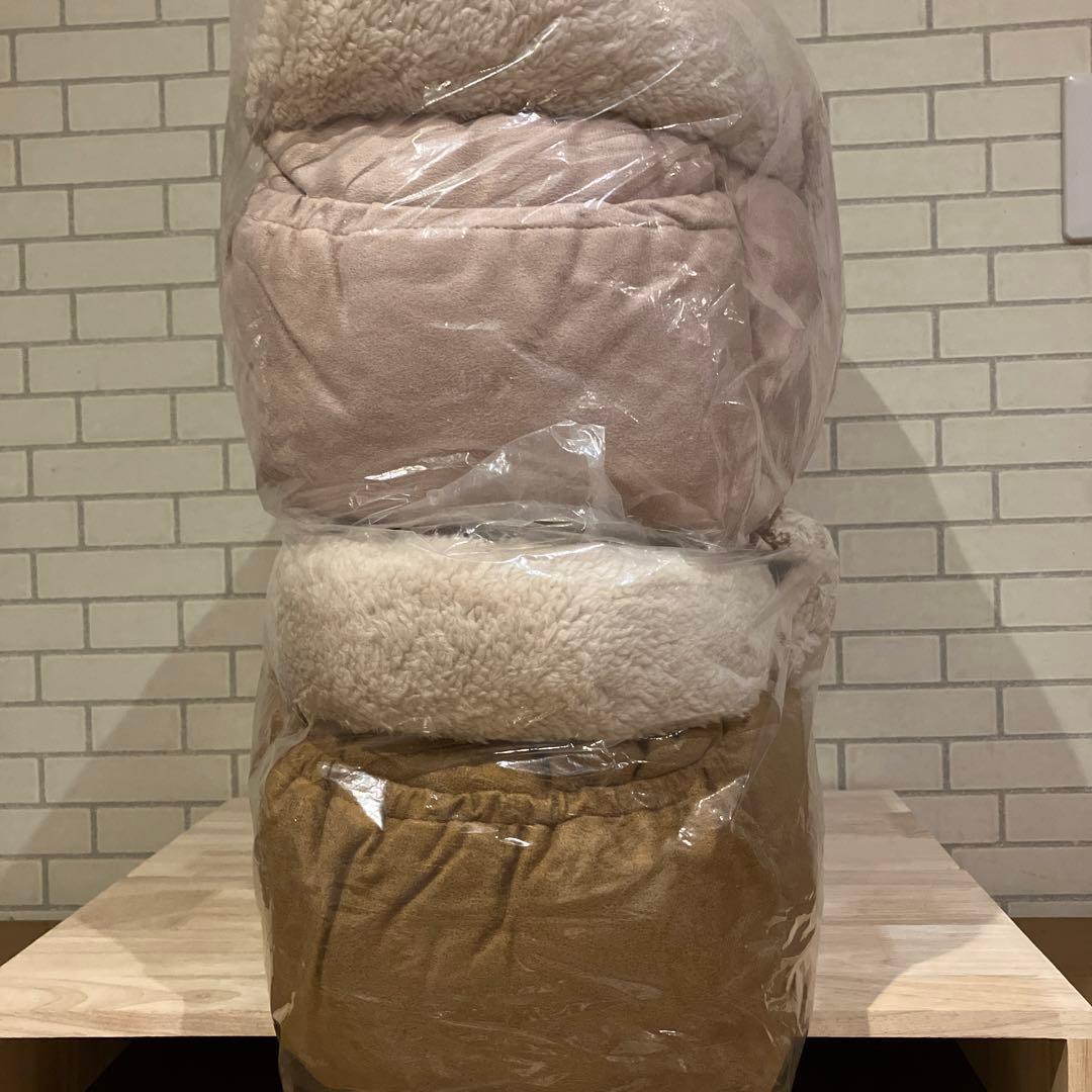 ❤️新品❤️犬用tassu ムートン ボア キャリーバック　2個セット