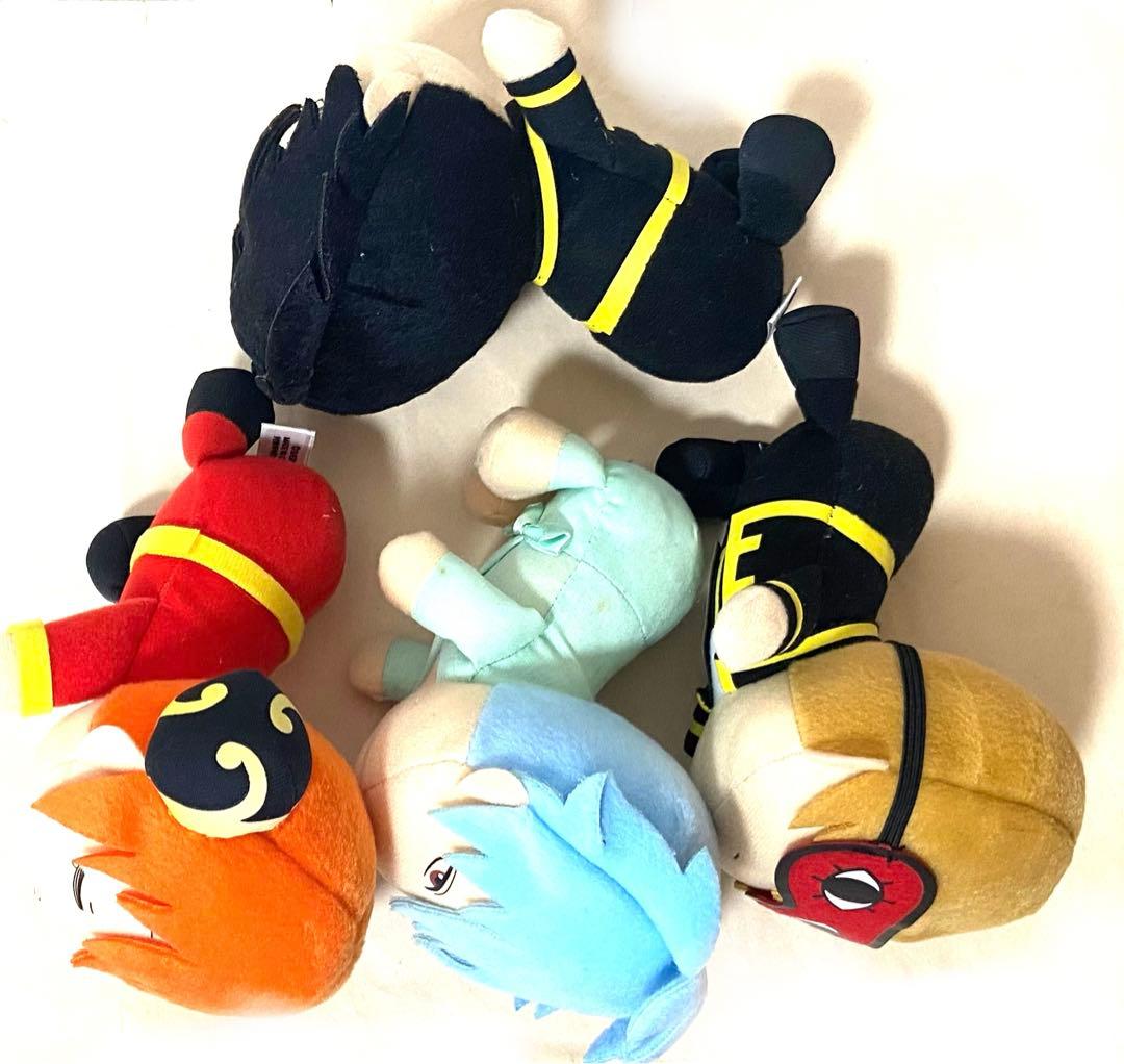 銀魂 うたた寝ぬいぐるみ マスコット ローソン 銀時土方沖田神楽 DXフィギュア