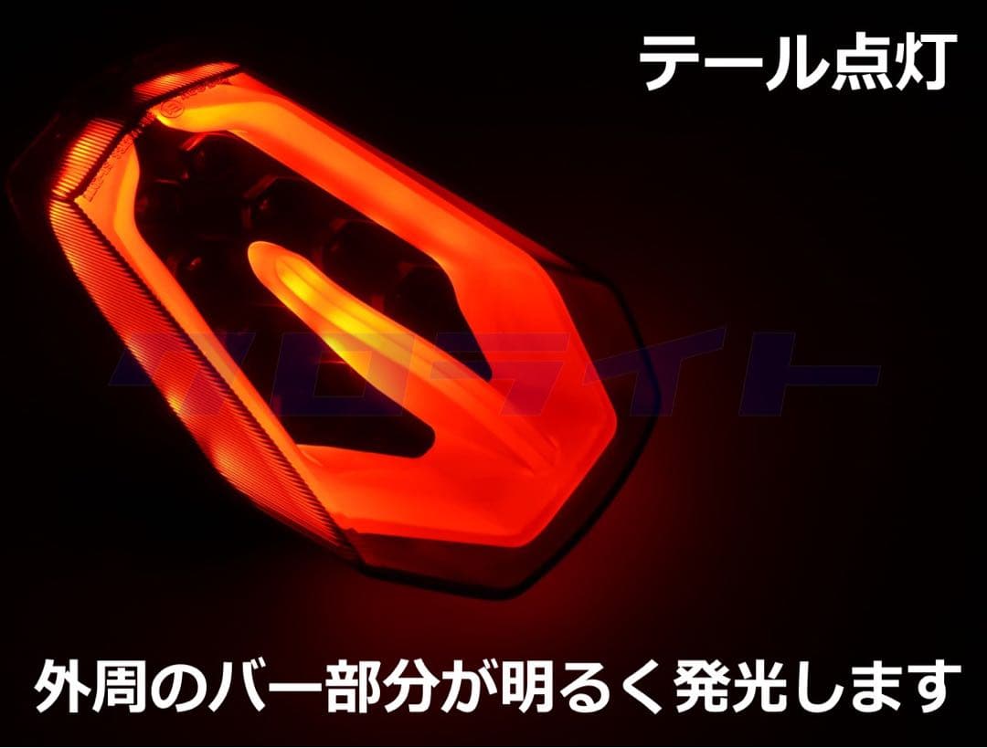 GSXR1000R クロライト LEDカスタムテールランプ