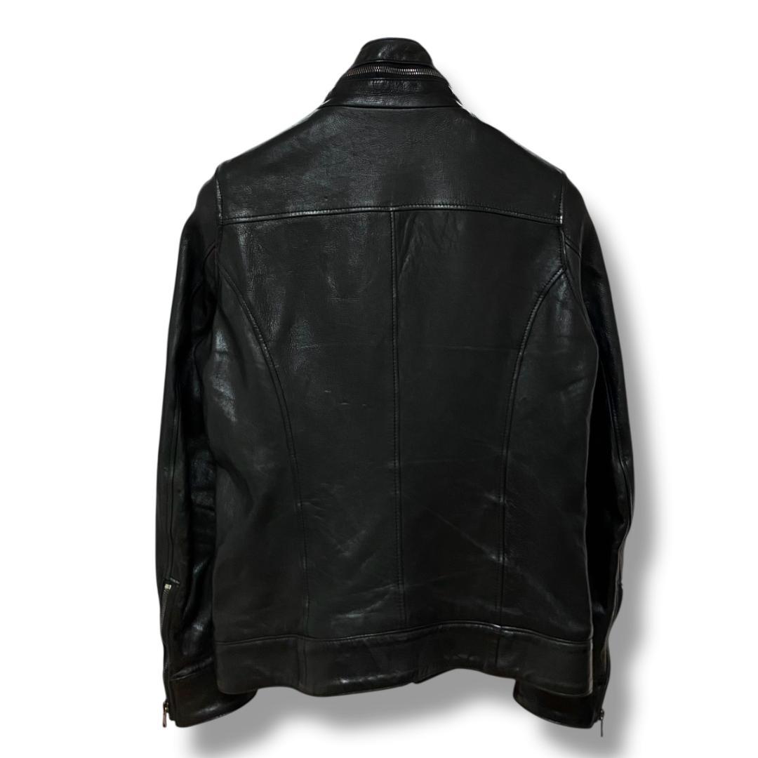 ジュンハシモト インナーライダース ウォッシュド ラムレザー ミスチル　桜井着