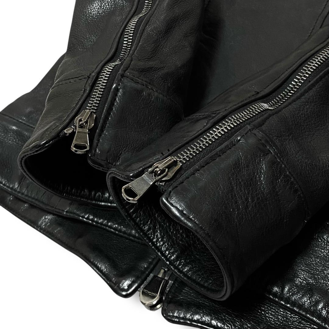 ジュンハシモト インナーライダース ウォッシュド ラムレザー ミスチル　桜井着