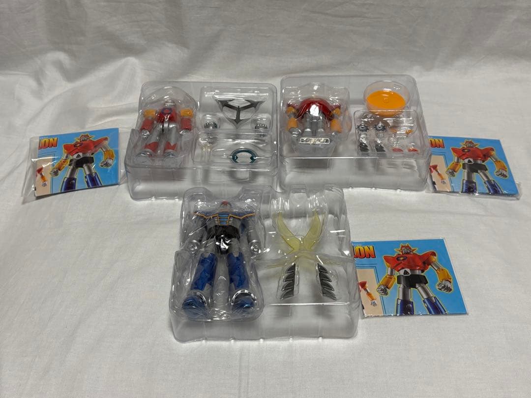 MINI合金　UFO戦士ダイアポロン　ヘッダー、トラングー、レッガー３点セット