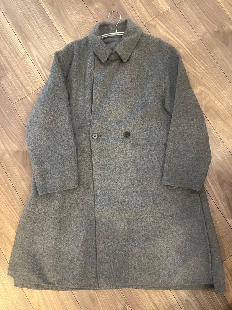 【最終値下】23区MANTECOPure リバーコート　グレー チェスターコート