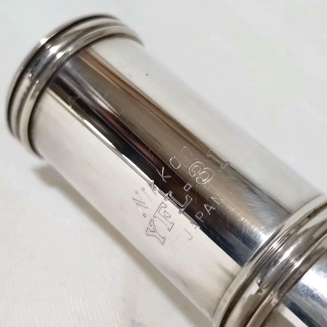 美品　Nikkan　YFL-31　フルート　頭部管銀製　Eメカ付き　YFL31