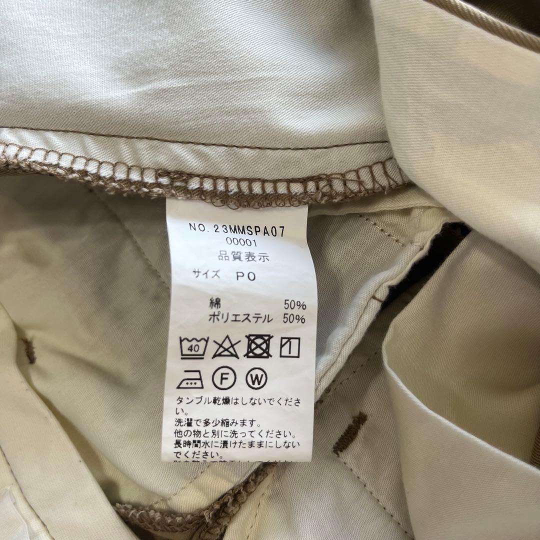 【美品】シンゾーン WASHED HIGH WAIST CHINO定番品 P0