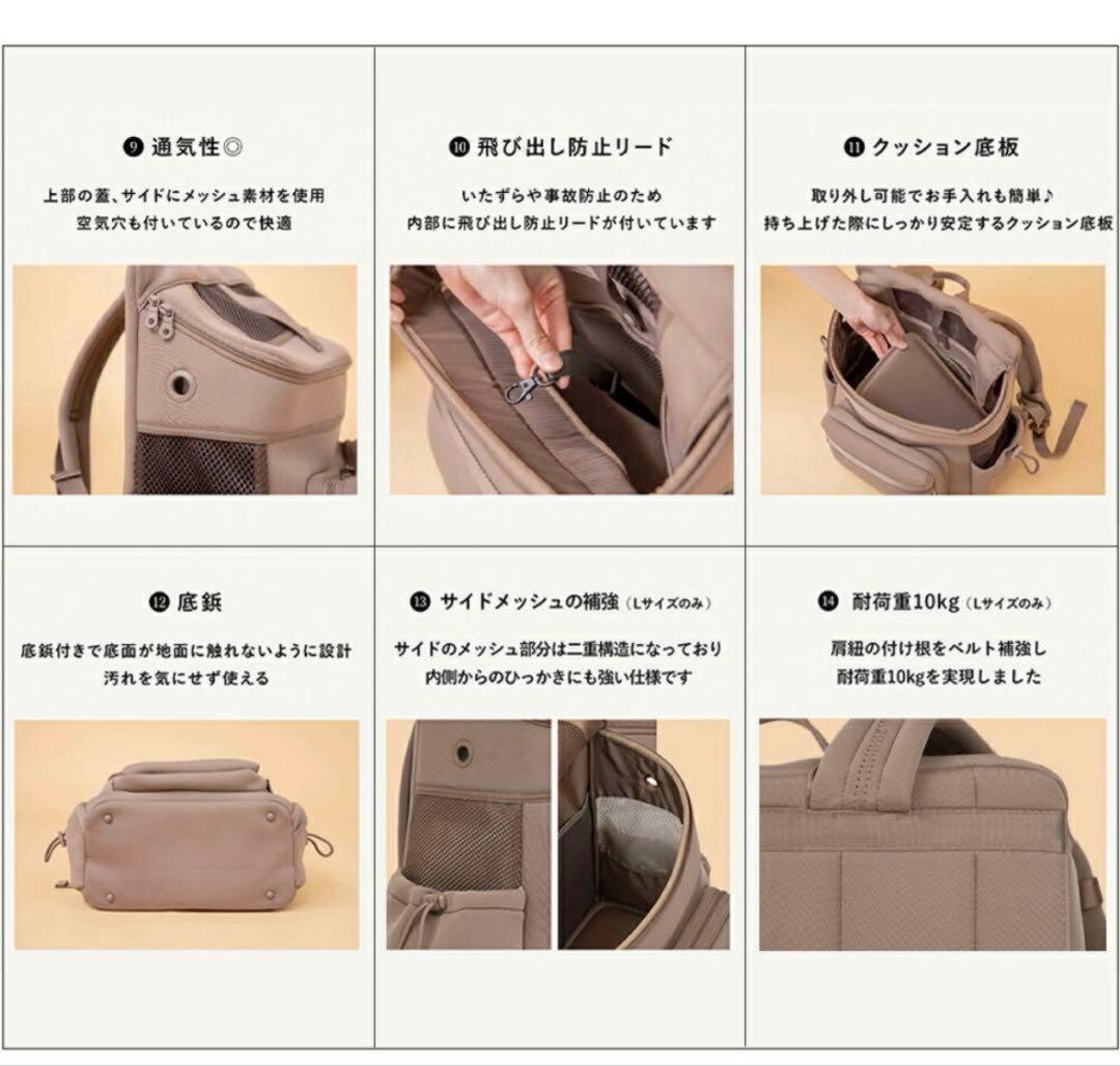 【CITYDOG】新品　リュック ネオプレーンバックパックキャリー　L ブラック