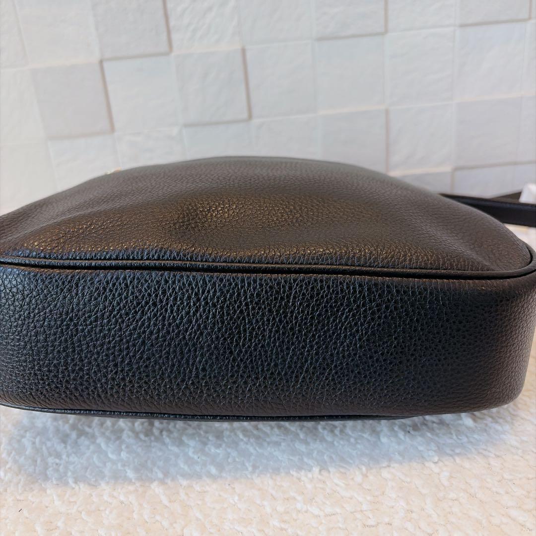 【極美品】COACH コーチ ショルダー　エリー ファイルバッグ ブラック