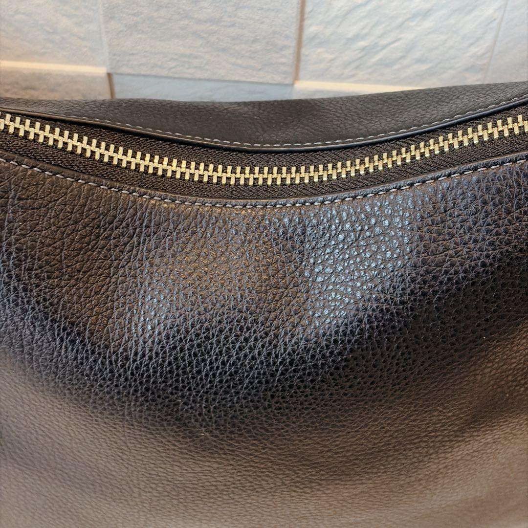 【極美品】COACH コーチ ショルダー　エリー ファイルバッグ ブラック