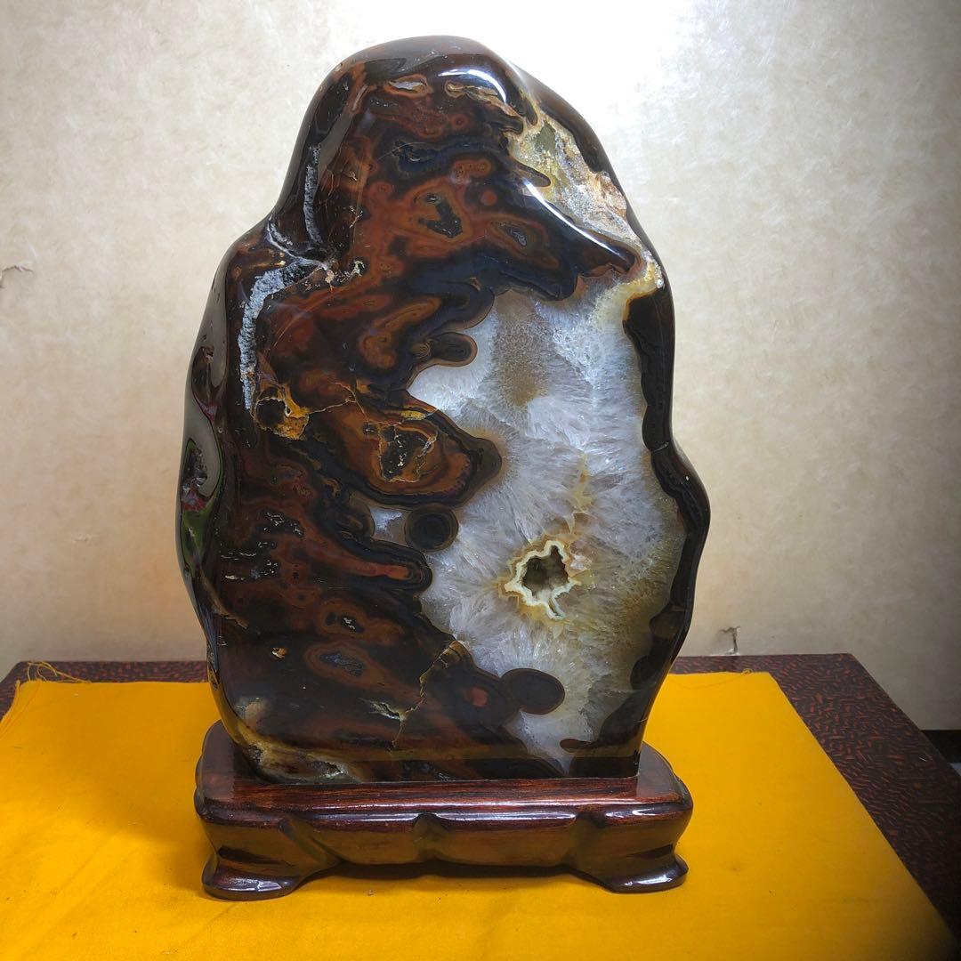 赤瑪瑙 4.5kg メノウ 原石 鑑賞石 自然石