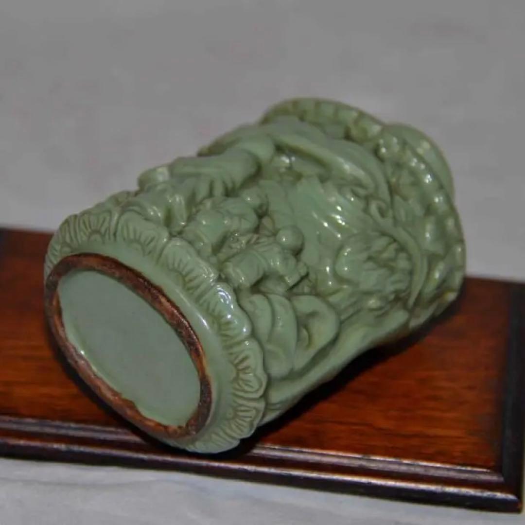 焼物　陶器　青磁　中国　鼻煙壺