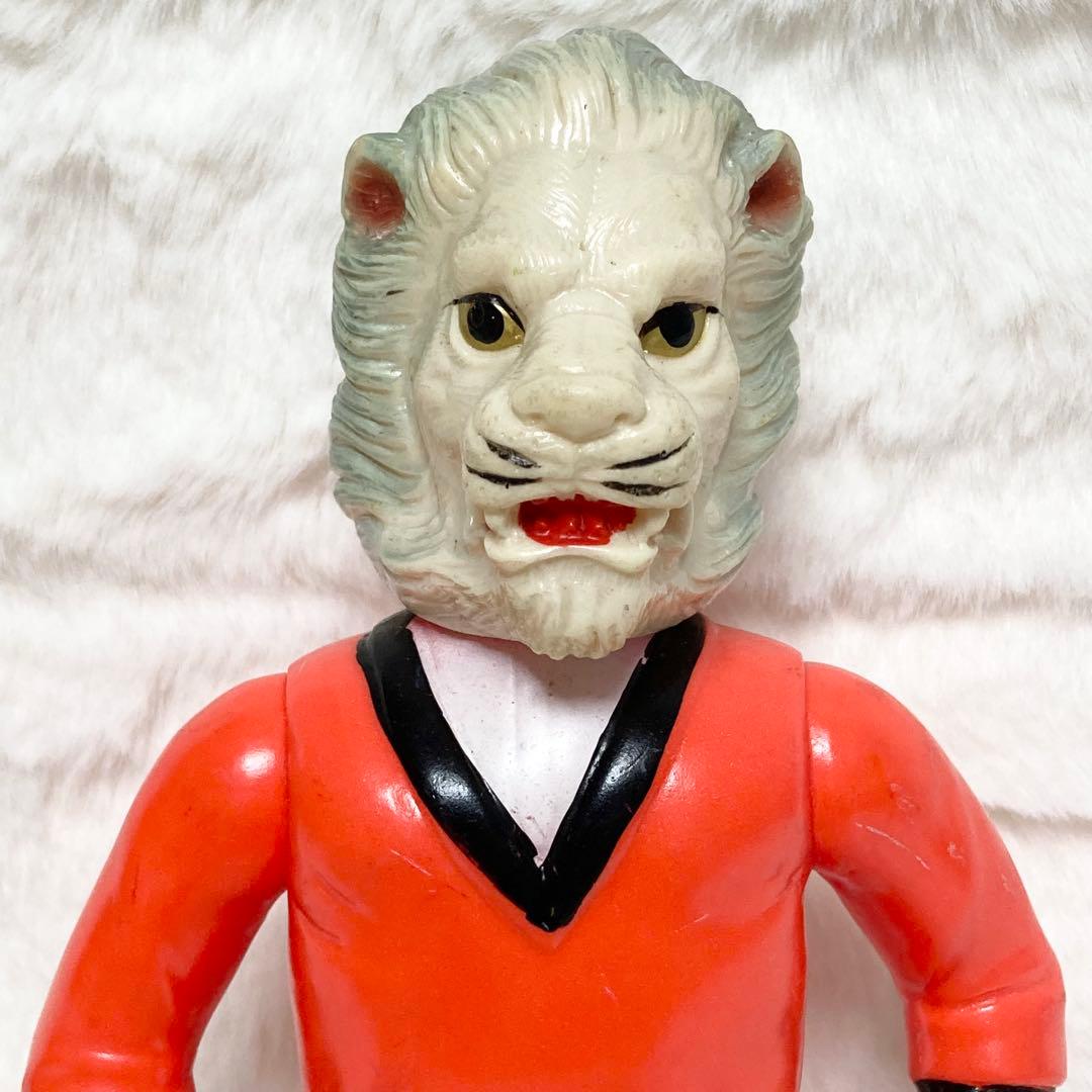 無版権 怪傑ライオン丸 ソフビ フィギュア 当時物 パチソフビ