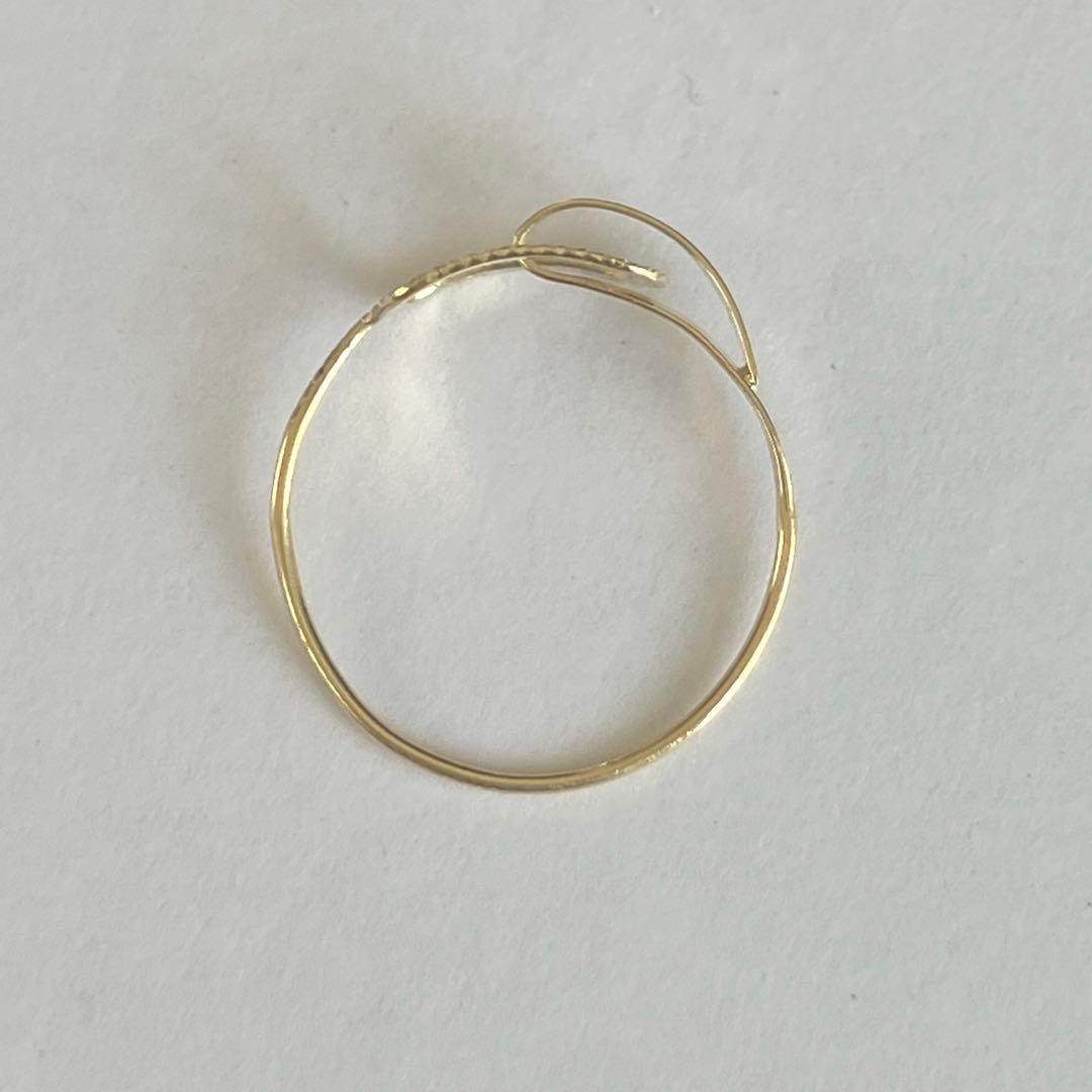 K18 18金　19号　リング　27