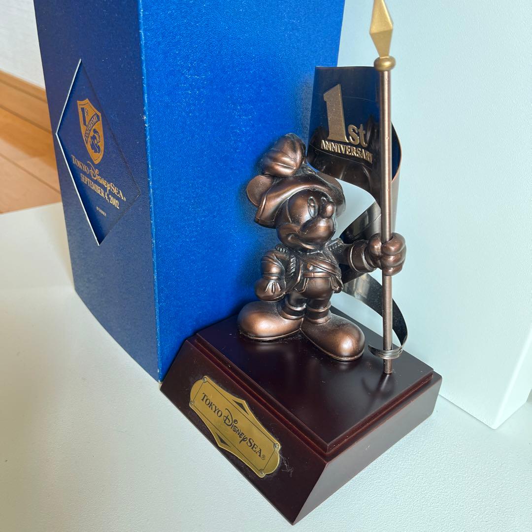 【値下げ】東京ディズニーシー1st.アニバーサリーミッキーブロンズフィギュア
