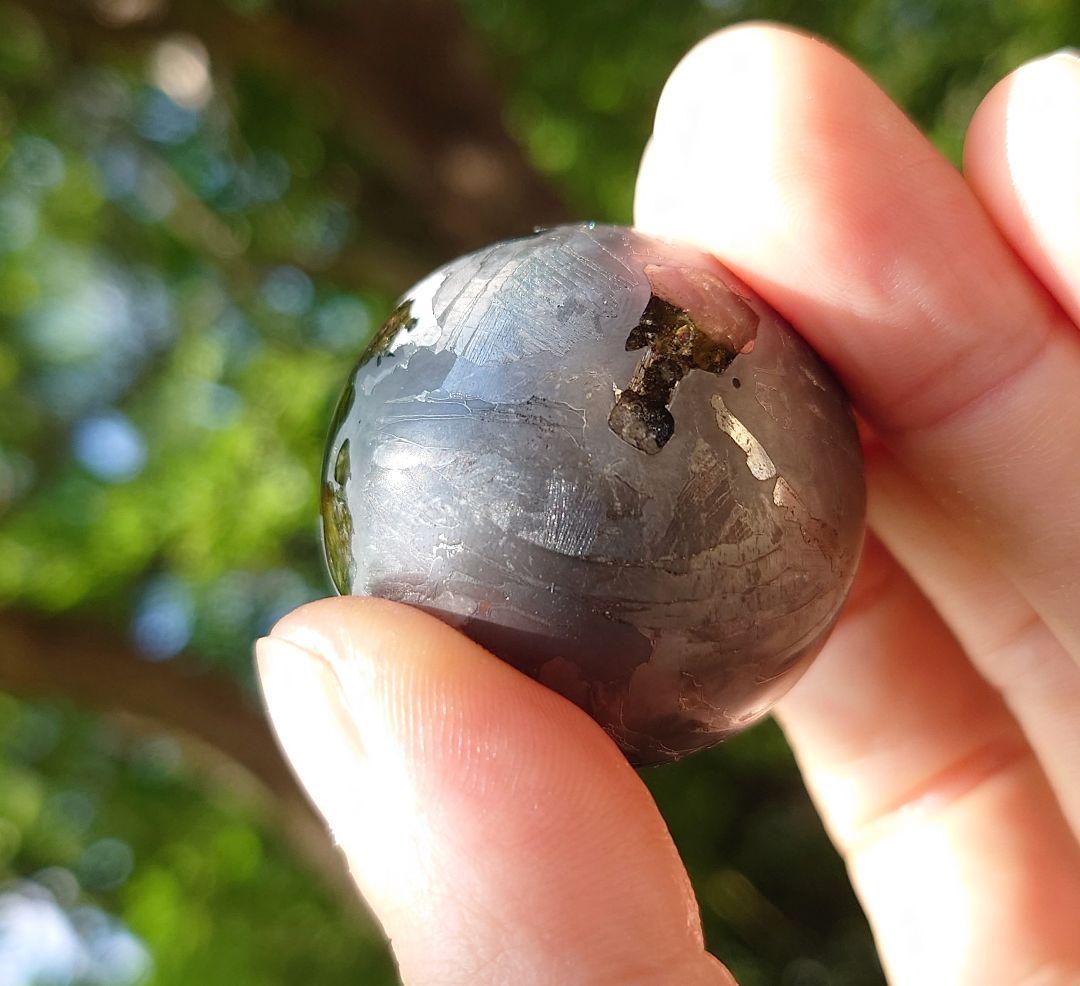 隕石 ボール セイムチャン 丸玉　パラサイト 186g ⭐⭐⭐