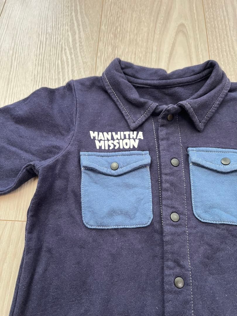 【レア】MAN WITH A MISSION ベビー戦闘服 ロンパース　80