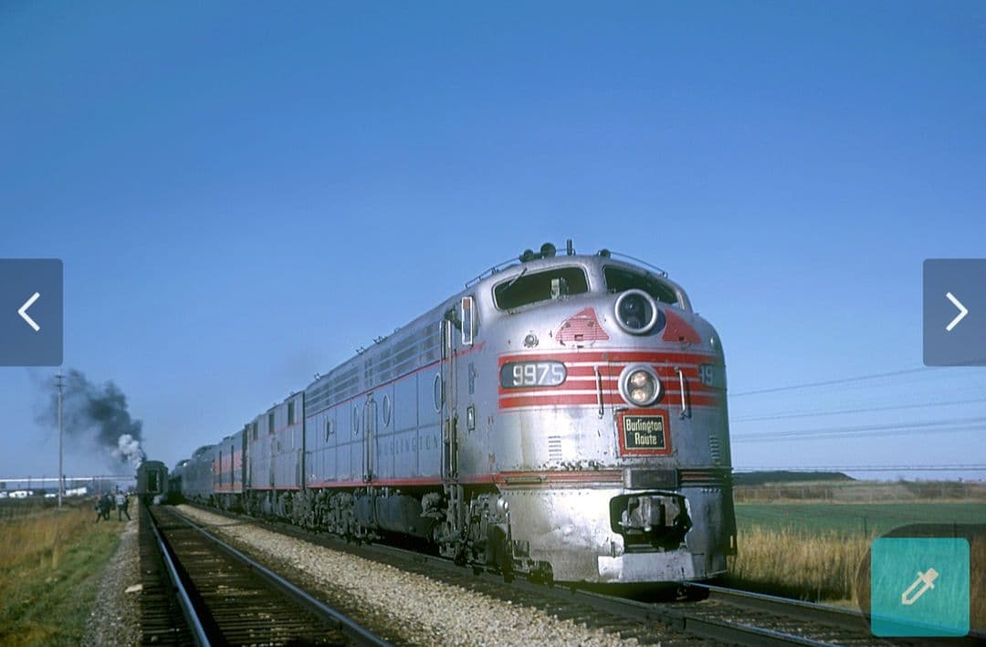 EMD E8/9 A CB&Q 2両セット